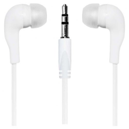 OcioDual Auriculares Intrauditivos Estéreo Jack 3.5mm Brancos
