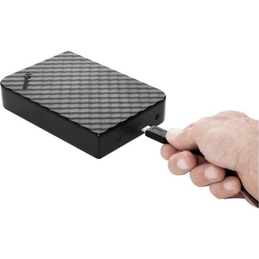 Disco Duro Verbatim Store 'N' Save 4TB HDD USB 3.0 Transferência Rápida Backup