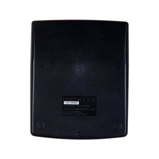 Calculadora Citizen Sobremesa Sdc-812 Bn Eco Solar Y Pilas 12 Digitos 124x102x25mm Negro