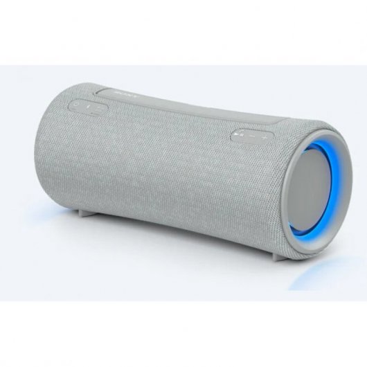 Sony SRS-XG300 - Speaker portatile Bluetooth wireless con suono potente e illuminazione incorporata, adatto per le feste - resistente all'acqua, durata della batteria di 25 ore, ricarica per smartphone e funzione Ricarica Rapida - Grigio Chiaro