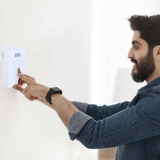 Alarme Nivian Kit GSM Wi-Fi Sans Fil Détecteur Mouvement Intérieur Caméra App