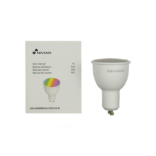 Kit di 3 Lampadine Intelligenti GU10 RGB Nivian