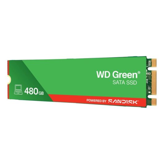 Festplatte Sandisk WD Green 480GB SSD M.2 SATA 6 Gbit/s 545 MB/s