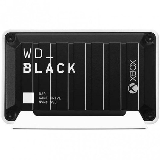 Disco Duro Western Digital WD_BLACK D30 500GB SSD Externo NVMe 900 MB/s Chasis Reforzado