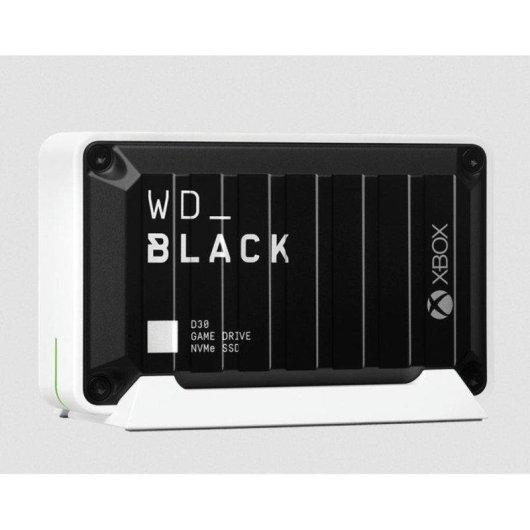 Disco Duro Western Digital WD_BLACK D30 500GB SSD Externo NVMe 900 MB/s Chasis Reforzado