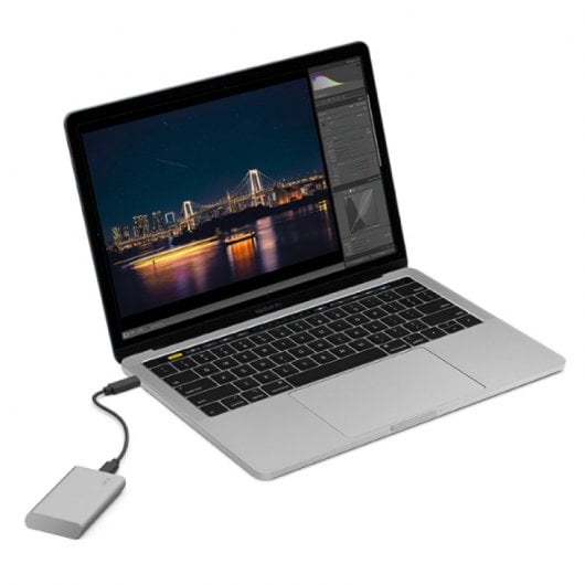 Lacie Portable 1 TB SSD 2,5" NVMe USB-C Silber