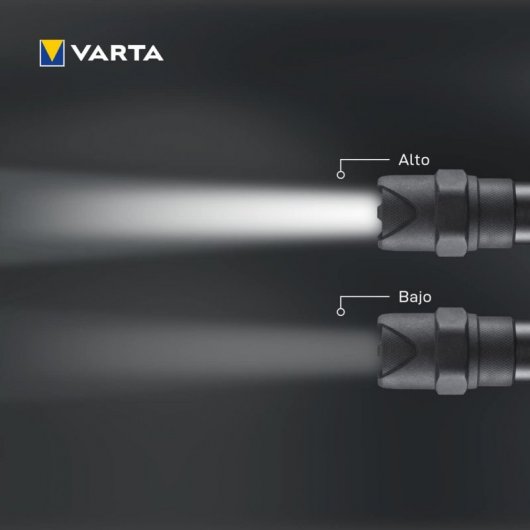 Varta F20 Indestructible Pro Linterna de Mano Negra 350lm