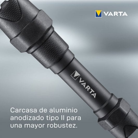 Varta F20 Indestructible Pro Linterna de Mano Negra 350lm