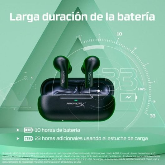 Kopfhörer HyperX Cloud Mix Buds kabellos 2,4 GHz Bluetooth Gaming mit Mikrofon Schwarz