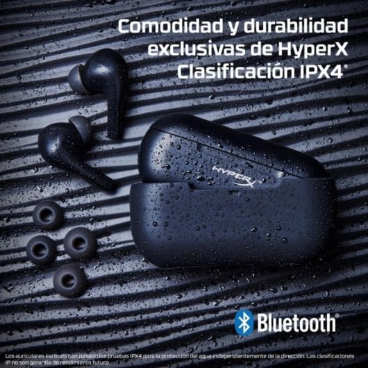 Kopfhörer HyperX Cloud Mix Buds kabellos 2,4 GHz Bluetooth Gaming mit Mikrofon Schwarz