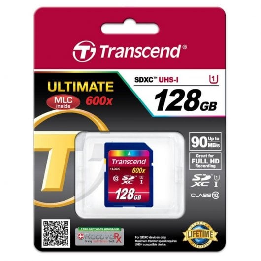 Transcend TS128GSDXC10U1 Speicherkarte 128 GB SDXC MLC Klasse 10