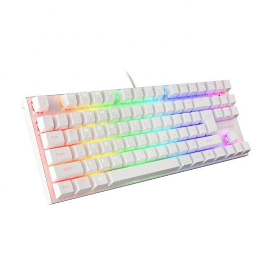 Tastiera da gioco meccanica Genesis Thor 303 TKL Switch RGB Marrone Bianco