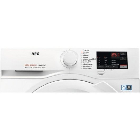 Máquina de Lavar Roupa AEG L6FBI947P 9 Kg 1400rpm Classe A Branco