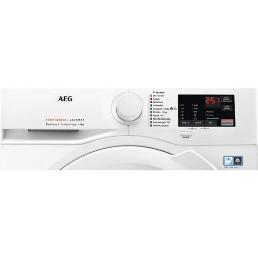 Máquina de Lavar Roupa AEG L6FBI947P 9 Kg 1400rpm Classe A Branco