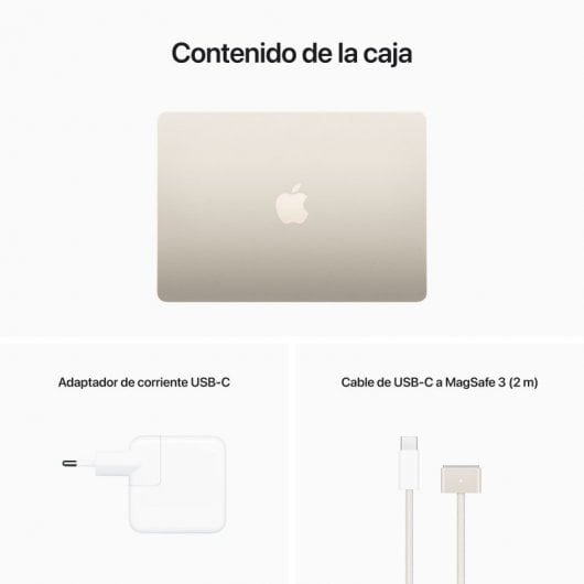 Apple MacBook Air Computer portatile 34,5 cm (13.6") Apple M M2 8 GB 256 GB SSD Wi-Fi 6 (802.11ax) macOS Monterey Beige