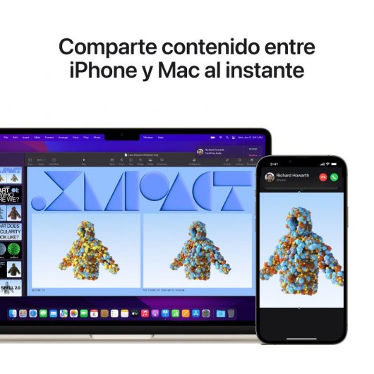 Apple Macbook Air Apple M2/8GB/256GB SSD/GPU Octa Core/13.6" Blanco Estrella