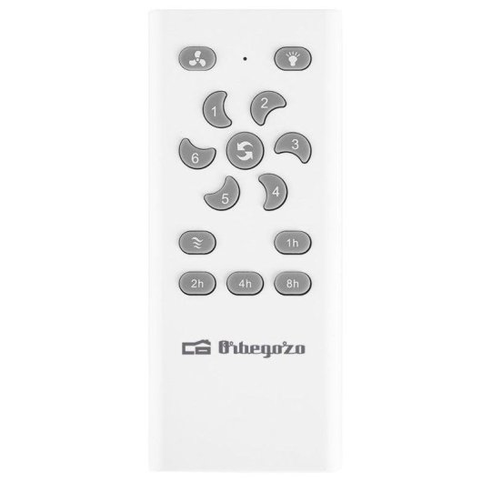 Ventilatore da Soffitto con Luce Orbegozo CPW 01120 35W 120cm 5 Velocità Wi-Fi LED Telecomando