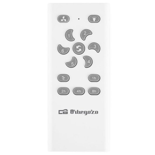 Ventilatore da Soffitto con Luce Orbegozo CPW 01120 35W 120cm 5 Velocità Wi-Fi LED Telecomando