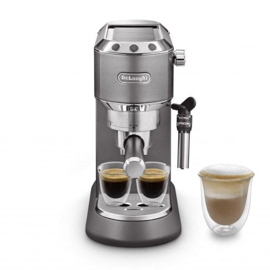 Cafetera Espresso DeLonghi Dedica Style EC 785.GY 1,1L 15 bar con montalatte