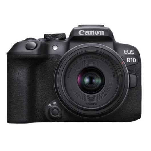 Canon EOS R10 24.2MP + Objetiva RF-S 18-45mm F4.5-6.3 IS STM + Adaptador MT EF-EOS R