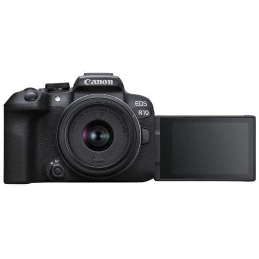 Canon EOS R10 24.2MP + Objetiva RF-S 18-45mm F4.5-6.3 IS STM + Adaptador MT EF-EOS R