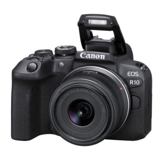 Canon EOS R10 24.2MP + Objetiva RF-S 18-45mm F4.5-6.3 IS STM + Adaptador MT EF-EOS R