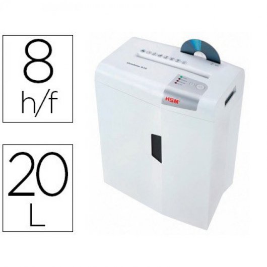 Hsm Shredstar X10 Destructora De Documentos Capacidad De Corte 10h En Particulas