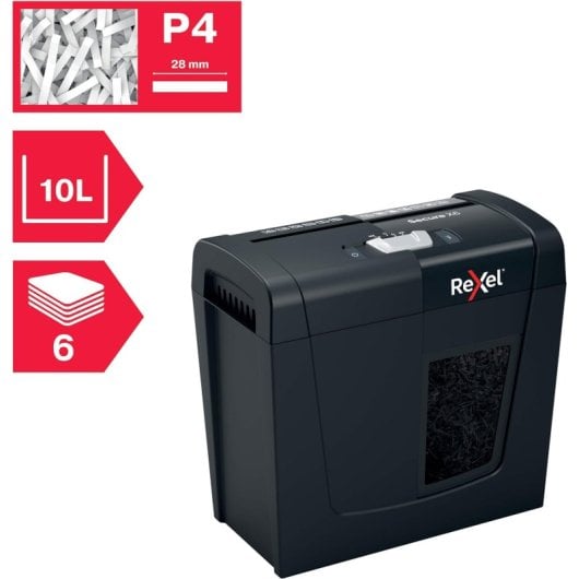 Rexel Secure X6 Aktenvernichter Partikelschnitt