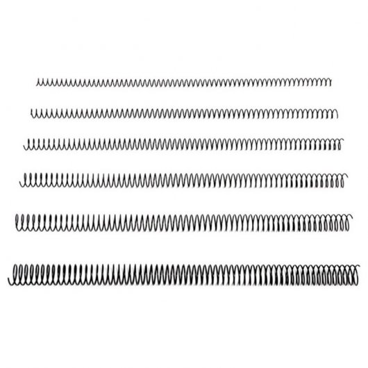 Espiral Metalico Q-connect 56 4:1 16mm 1,2mm Caja De 100 Unidades