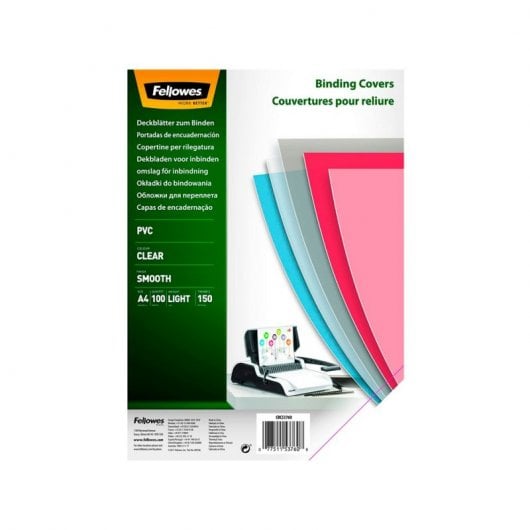 Fellowes 5376001 cartellina A4 PVC Trasparente 100 pz