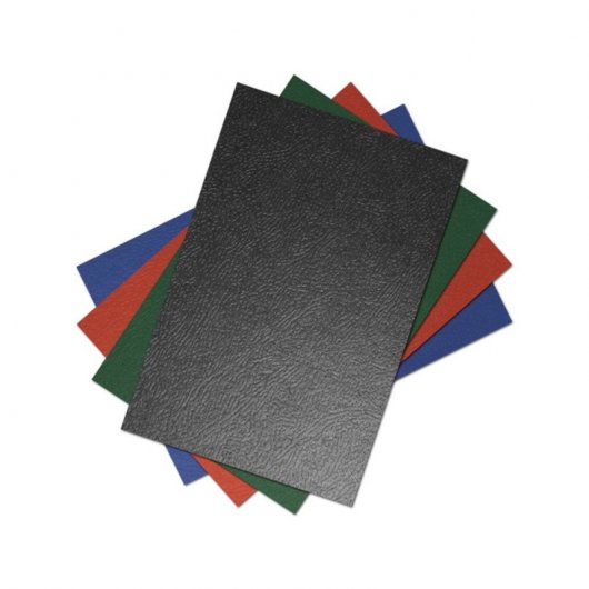 Couverture de Reliure en Carton Liderpapel A4 1mm Noir Paquet de 50 ...