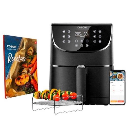 Airfryer Cosori Smart Chef Edition 5,5L 1700W Wifi Écran Tactile Noir