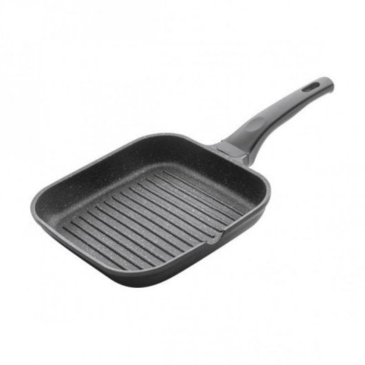 Lacor Plancha Façon Pierre 33,5 X 25 Cm – Grill Anti-Adhésif Écologique, Compatible Induction