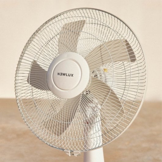 Newlux Desk W500 Ventilador de sobremesa 5 Aspas 40cm Blanco