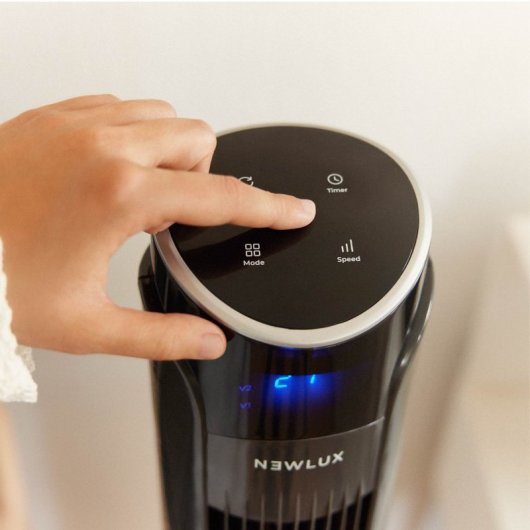 Newlux W130 Ventilador de Torre sin Aspas 45W Negro
