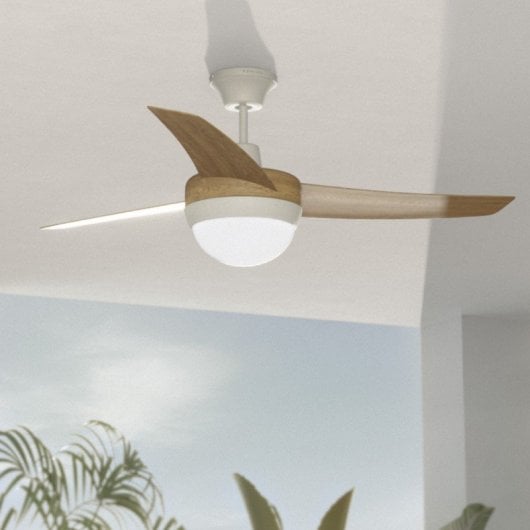 Newlux Roof W420 Ventilador de Techo con Luz 60W Marrón