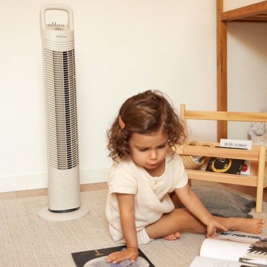 Newlux W80 Ventilador de Torre sin Aspas 45W Blanco Roto