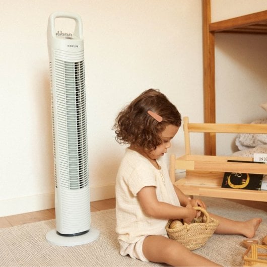 Newlux W80 Ventilador de Torre sin Aspas 45W Blanco