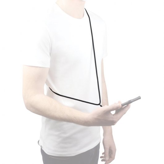 Mobilis Cordón Colgante Universal Negro para Smartphone
