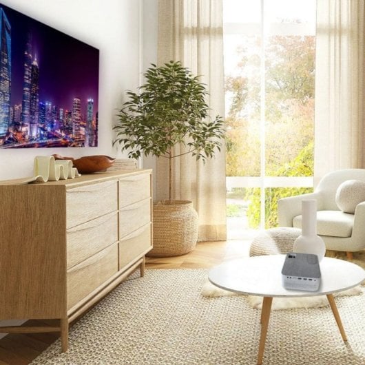 Proyector Prixton Lumière HD 100 Lúmenes 150" LED LCD Stereo Fernbedienung