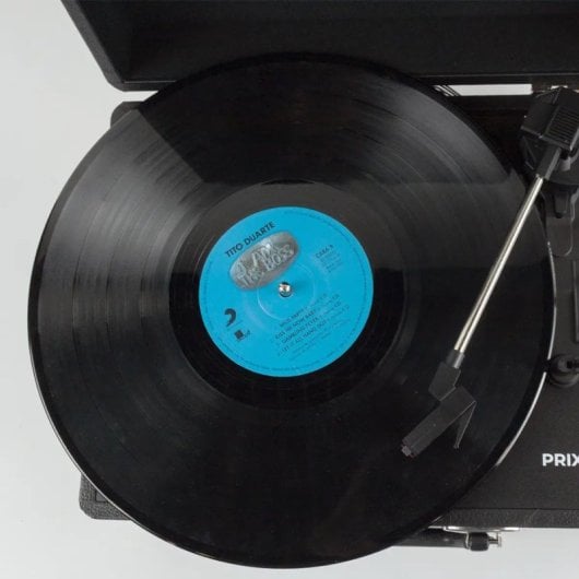 Tocadiscos Prixton VC400 6W Bluetooth Tração Correia USB MicroSD Vintage