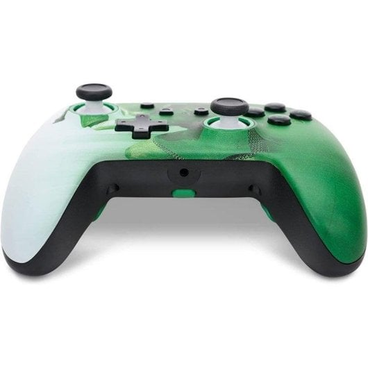 Comando com Fio PowerA 1516984-01 Heroic Link Nintendo Switch Branco Verde
