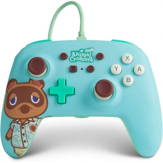 Alimenta un controller cablato Animal Crossing Tom Nook Edition per Nintendo Switch