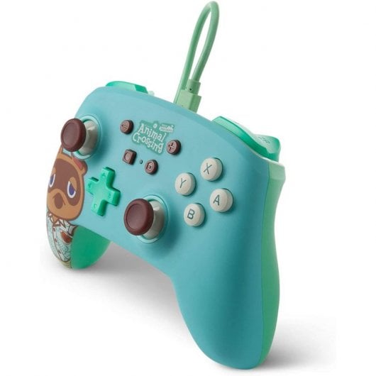 Alimenta un controller cablato Animal Crossing Tom Nook Edition per Nintendo Switch