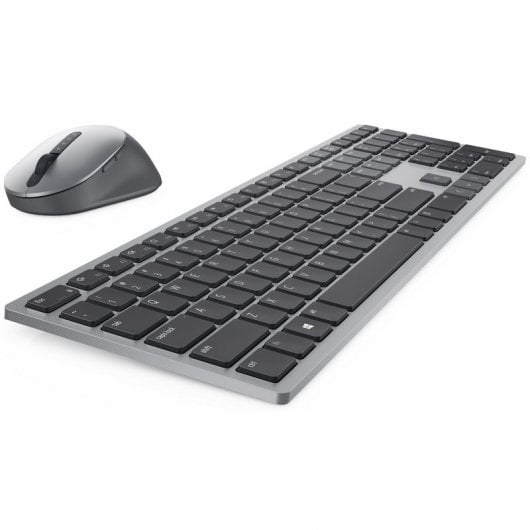 Tastiera e mouse wireless Dell Premier KM7321W Grigio