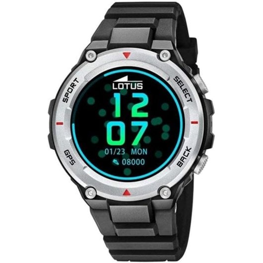 Lotus 50024/2 Bluetooth GPS 51mm TFT IPS Nero IP68 SpO2 Cardiofrequenzimetro Sonno Pressione