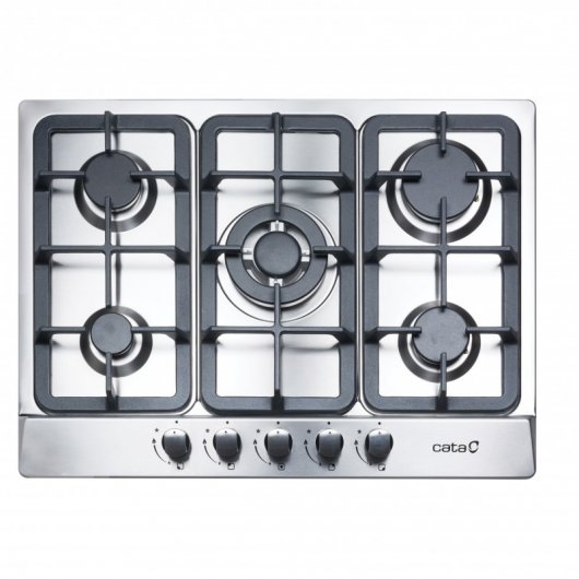 Cata LGI 7041 X Placa de Gas 5 Zonas 68cm Acero Inoxidable