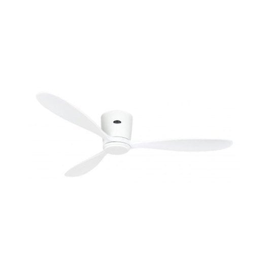 Ventilador de teto CasaFan 313291 Eco Plano Wood 132cm 29W branco madeira