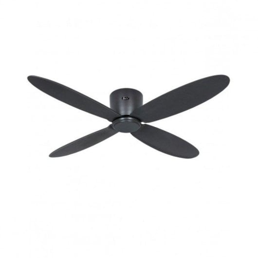 Deckenventilator CasaFan 313284 Eco Plano II 132cm 29W Schwarz Fernbedienung
