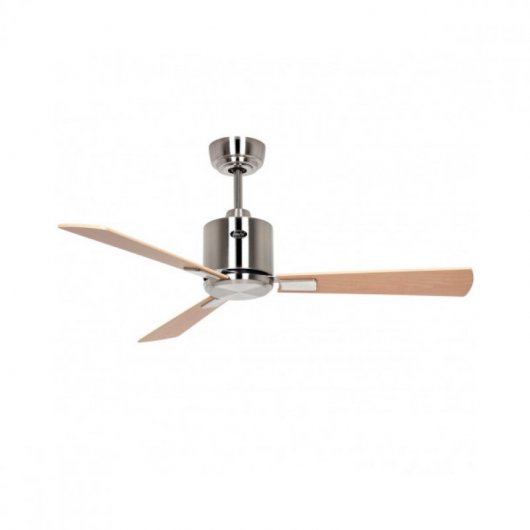 Casafan 942121 Eco Neo III Ventilador de Techo 103cm 22W Cromado Cepillado / Arce O Haya